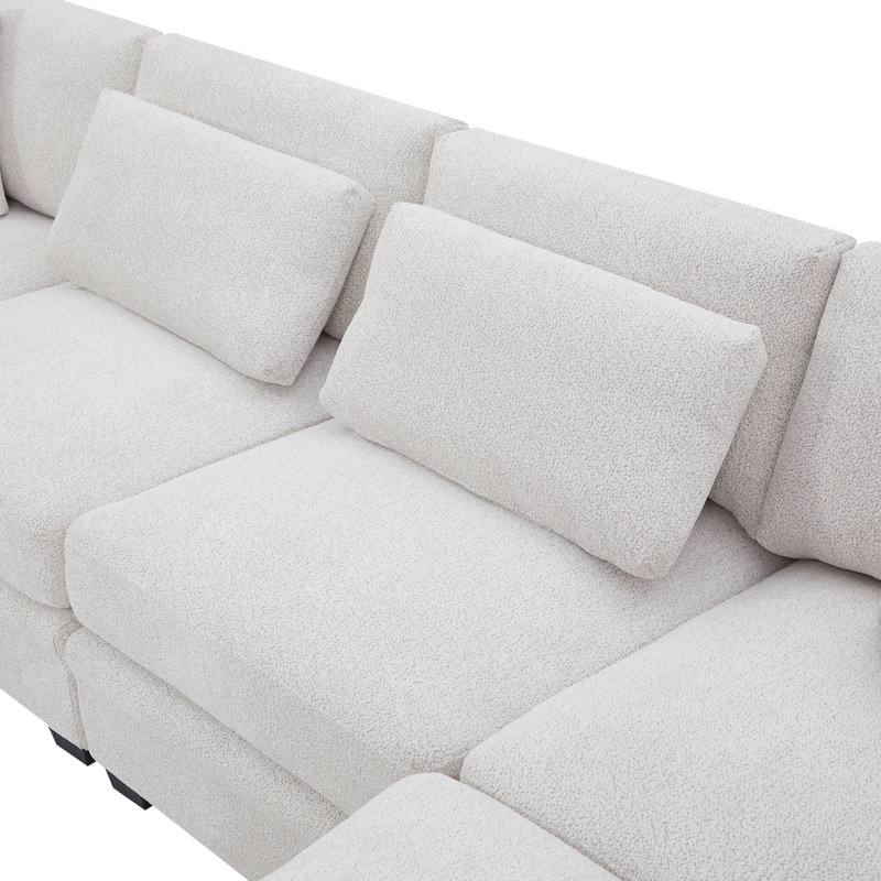 Canapé modulaire réversible de 7 pièces Harper