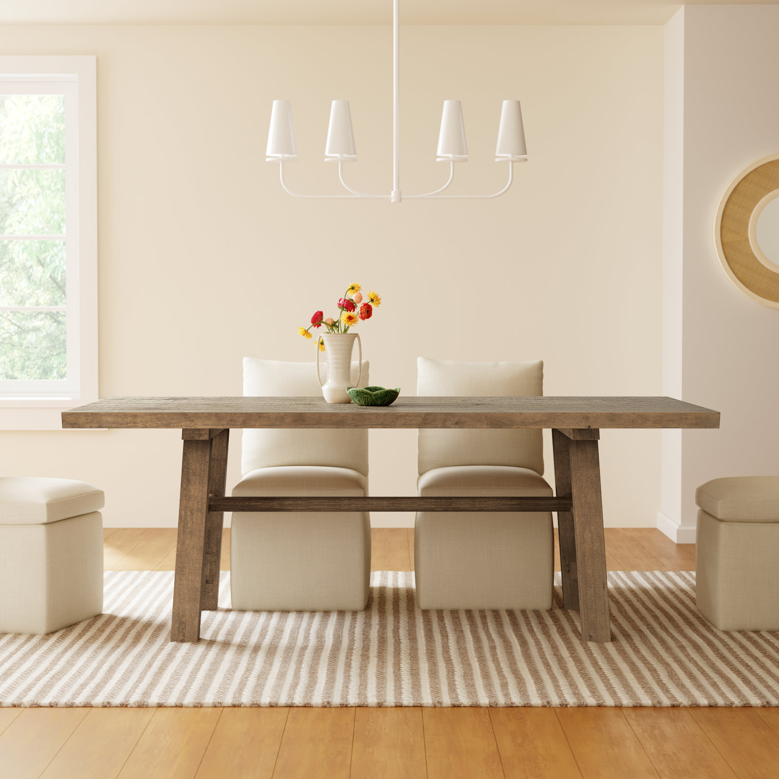 Oreille Reclaimed Wood Dining Table
