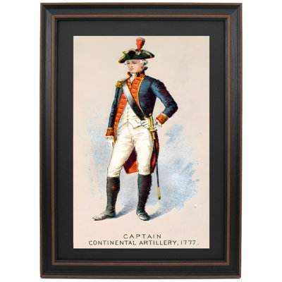 Capitaine Continental Artillery 1777 par Kinney Tobacco Company