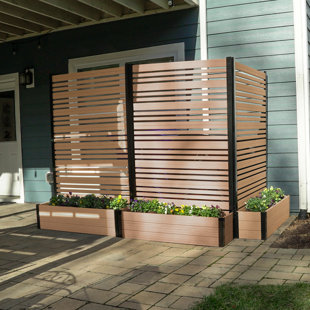 Clear Cedar Trash Enclosure