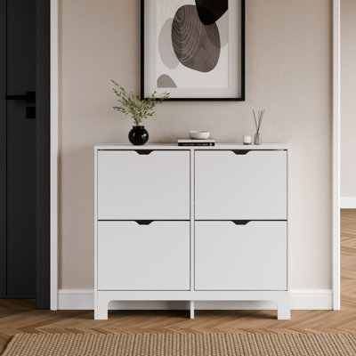 8 Pair Flip Down Shoe Storage