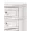 Table de chevet 3 tiroirs blanche avec USB-1690217221