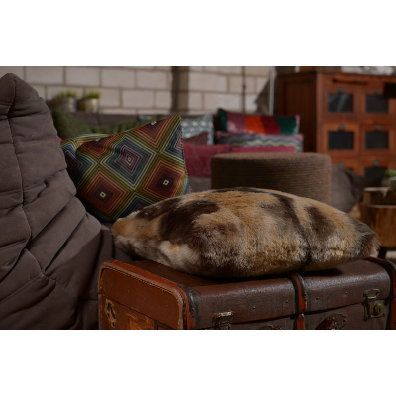 Selin Geometric Square Cushion