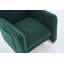 Chaise berçante en tissu avec repose-pieds réglable-1880423345