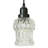 4.5"W 1-Light Oppice Glass and Metal Pendant
