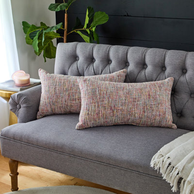 Textured Outdoor Throw Pillow
