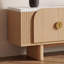 Meuble télé moderne de 63 po avec station de charge et armoires de rangement Syd -176670587