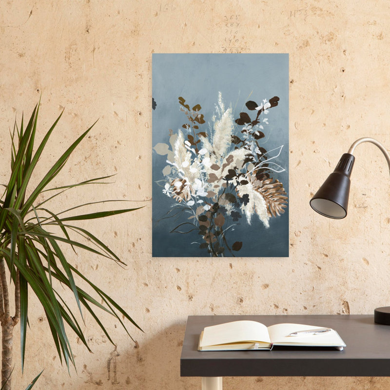 Feuilles lumineuses 3, art contemporain abstrait, H 24 po x l 16 po