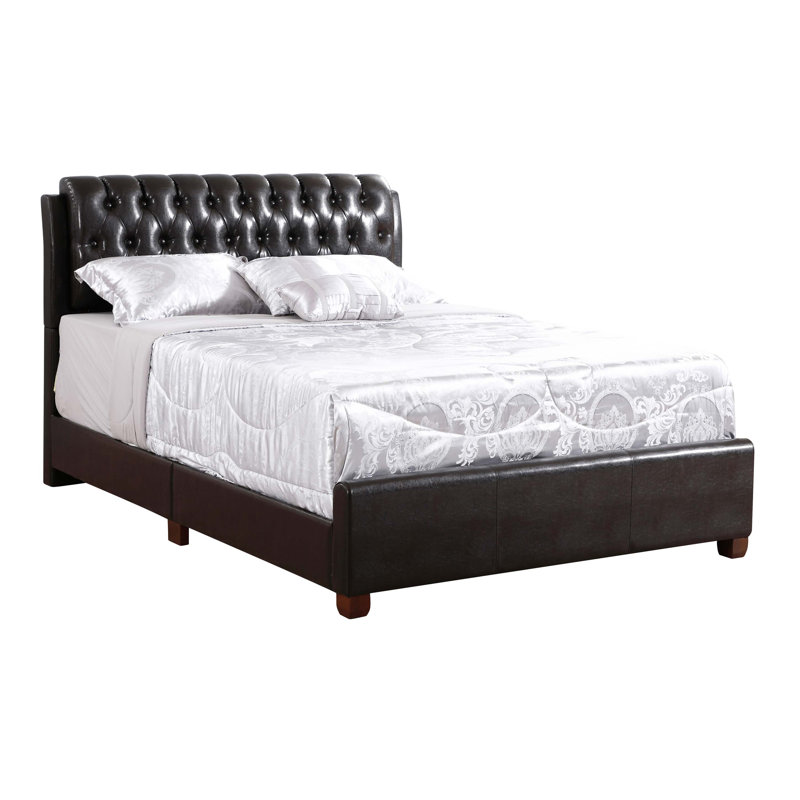 Lit contemporain, Brun foncé, Grand