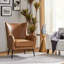 Cahyadi 76cm W Modern Faux Leather Chair with Wingback-360032563