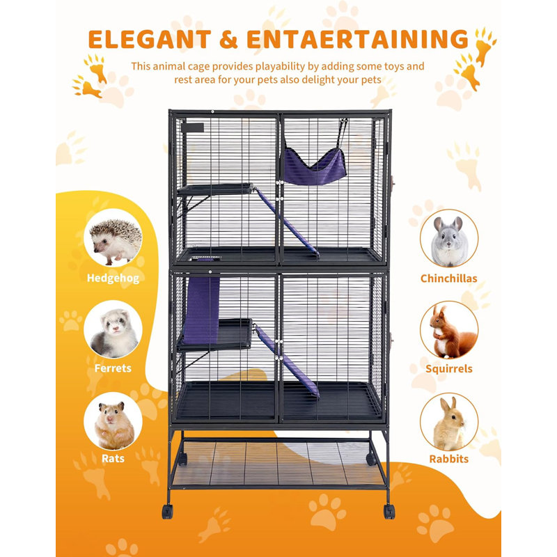 Cage en métal pour petits animaux