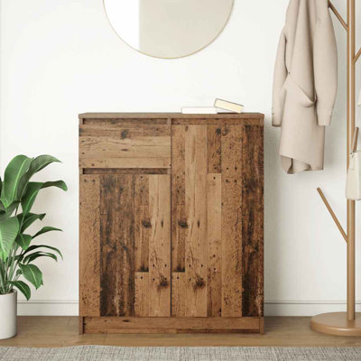 Sideboard With Drawer 71X35x84 Cm Engineered Wood