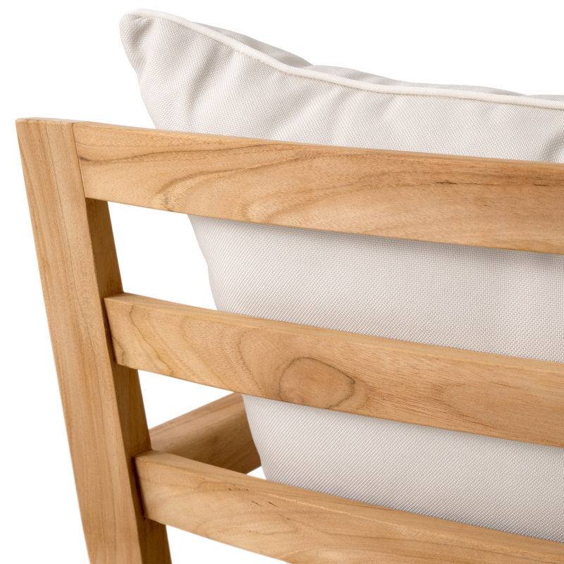 Hera Outdoor Teak Lounge Chair
