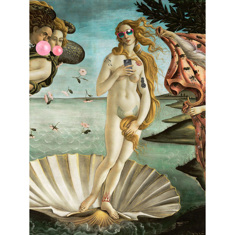 Leisure Time, Venus by Matt Spencer - Print, 80cm H x 60cm W, Wrapped Canvas