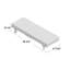 Chaise longue simple inclinable en eucalyptus avec coussins 78,70 po Jivera-294204706-294204717