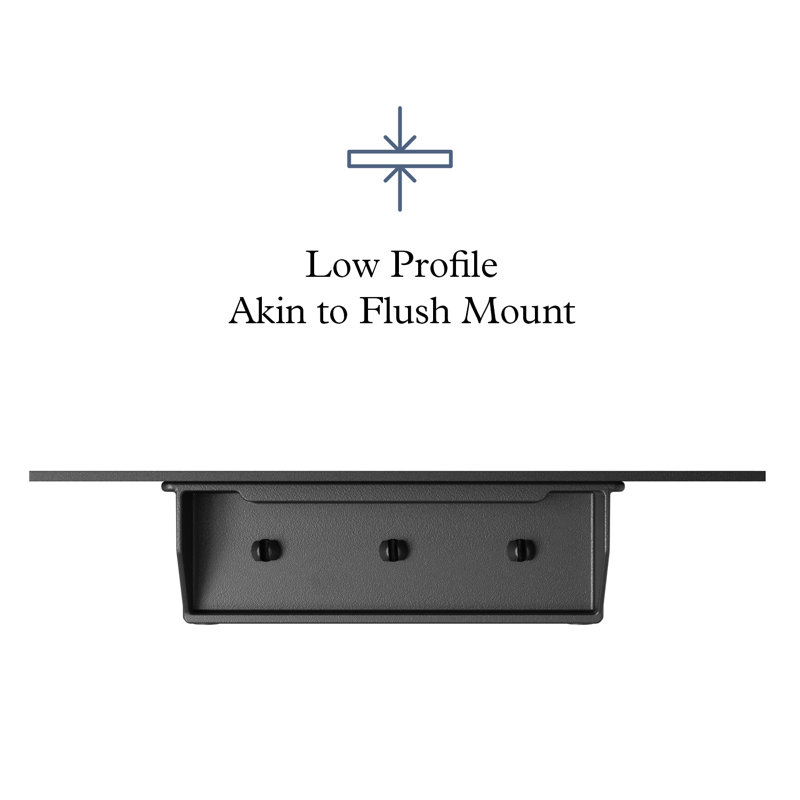 Low-Profile Black Steel Floor Register with Diagonal Pattern