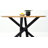 Pinkard 46'' Iron Pedestal Dining Table