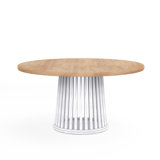 Lorenc Round Solid Wood Dining Table