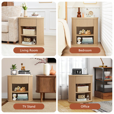 End Table With Storage