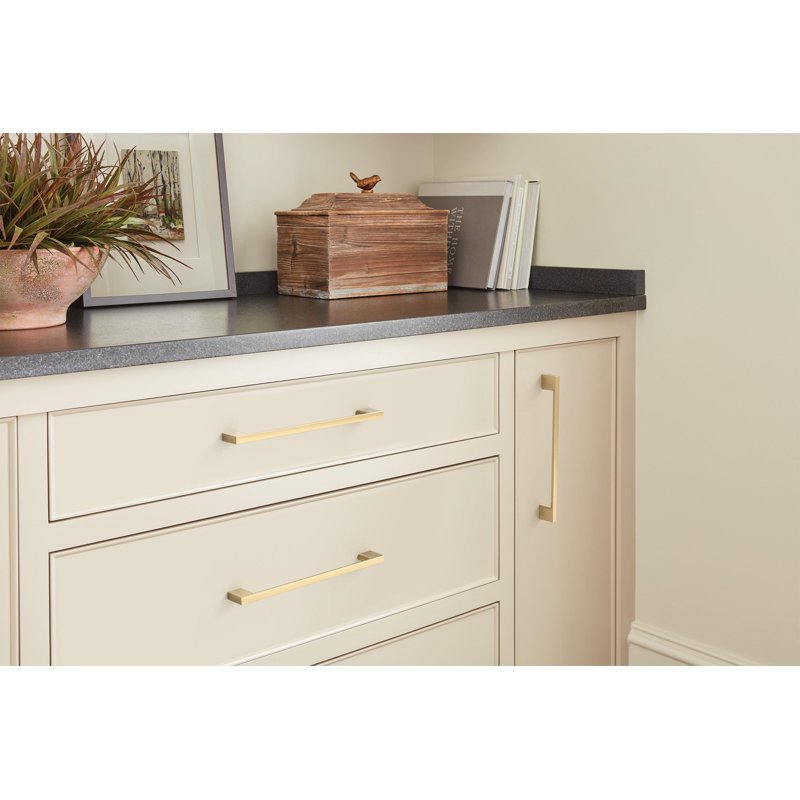 Cityscape 7-9/16 inch (192mm) Center-to-Center Champagne Bronze Cabinet Pull - 10 Pack, Champagne Bronze