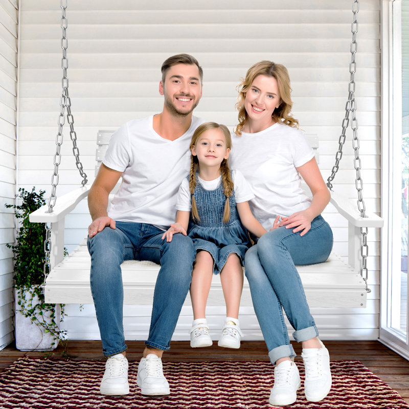 Wolak Porch Swing, White