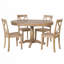 Ensemble de table de salle à manger moderne 5 pièces pour 4