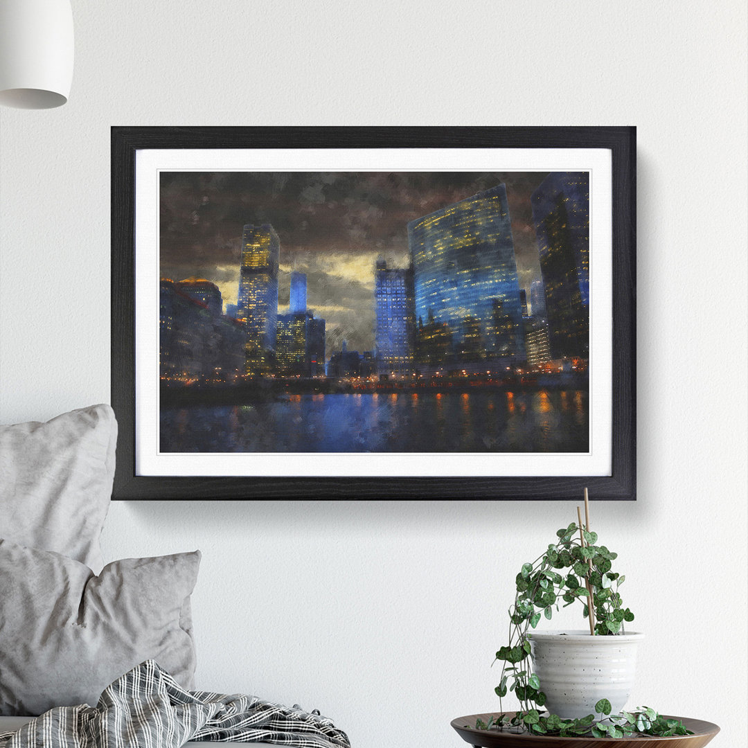 Downtown Chicago Skyline - Picture Frame Painting