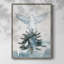 «Christmas Holiday Art CXLI», reproduction d'art encadrée - bois massif-1374993698