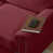 Burgundy Ice and snow velvet  Fabric sélectionné