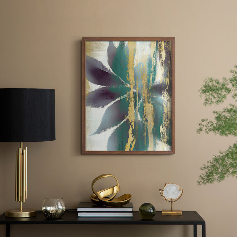 Christmas Holiday Art DCCCX Framed Print - Solid Wood, H 11 po x l 9 po, Noyer
