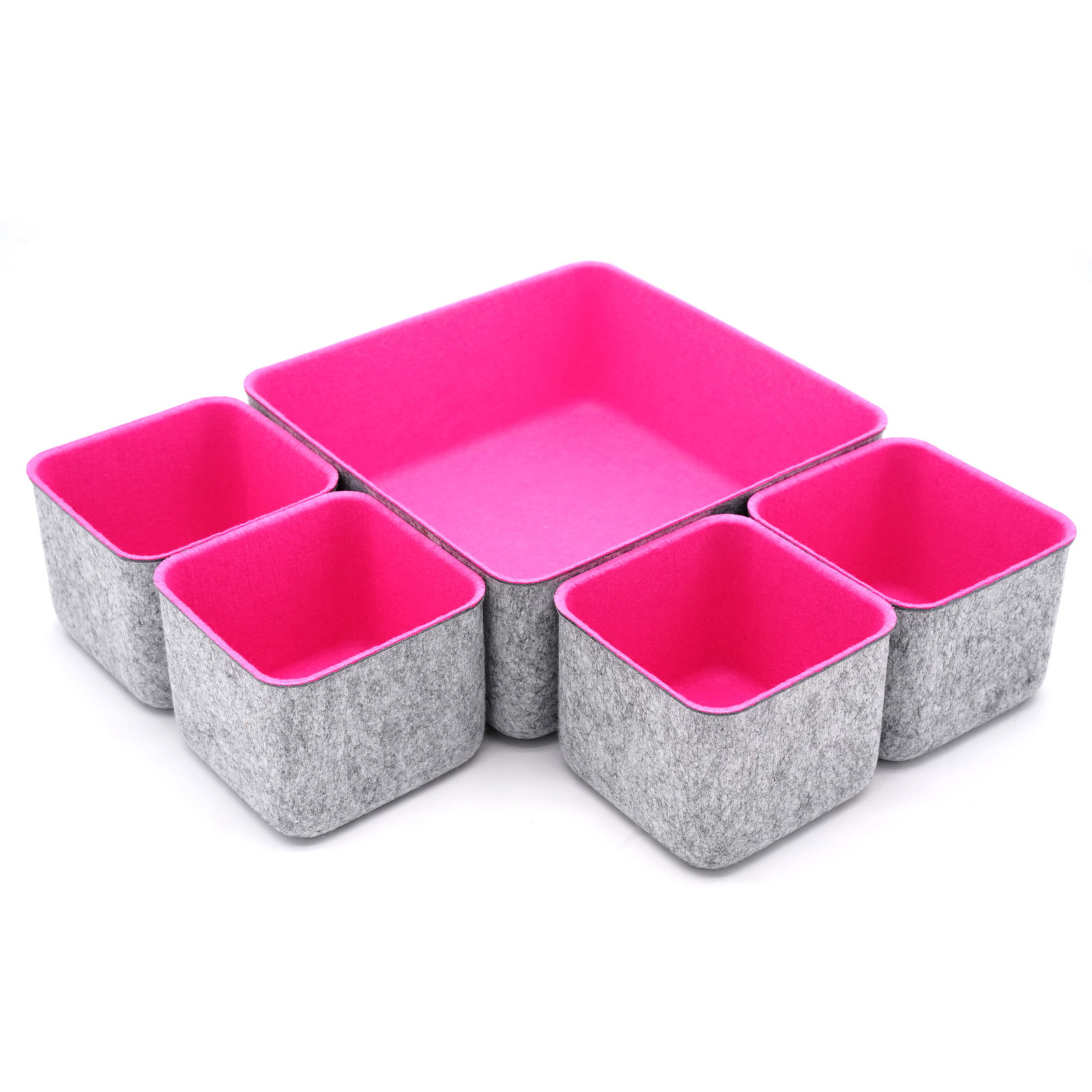Anadela Organizer Set, Hot pink
