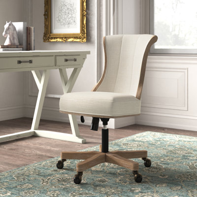 Komar Lindy Upholstered Height Adjustable Task Chair
