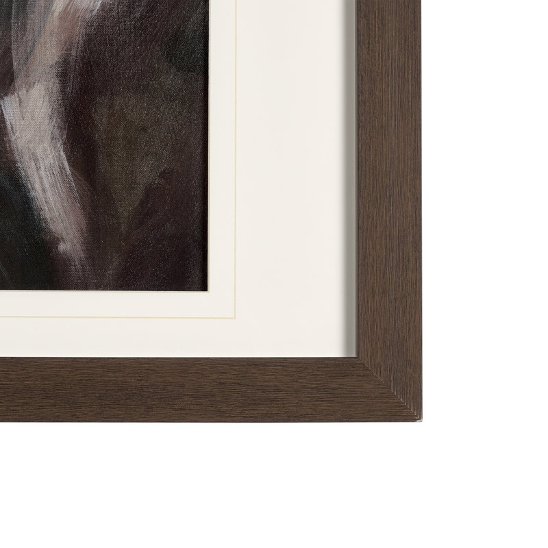 «Run Wild», reproduction d'art encadrée texturée matte sous verre, Courir - Rapide
