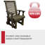 Fauteuil oscillant traité Amish Casual 600 lb-72018311