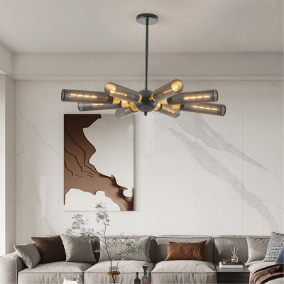 Lustre spoutnik industriel moderne 34 "