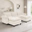 Canapé d'angle rembourré avec 2 repose-pieds-1982651131-1982651133