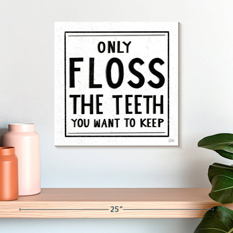 Tergel Only Floss, 16" H x 16" W