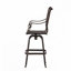 Tabouret de bar d'extérieur en aluminium