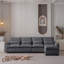 Repose-pieds de canapé modulaire en L 114,5 po-203551993