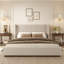 Lit plateforme tapissier Madiyson -1460528536-1460528538