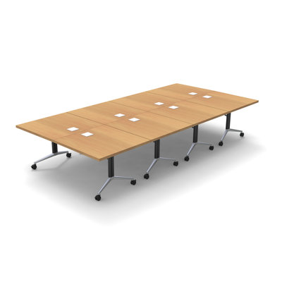 Albin 18 Person Conference Meeting Tables 4 piece Complete Set