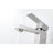 Waterfall Spout Bathroom Faucet, Single Handle Stainless Steel Vanity Sink Tap In Brushed Nickel, Craftsmanship For Durability, To Corrosion And Fingerprints, Silent Splash- Water Flow Process Nickel-125036445