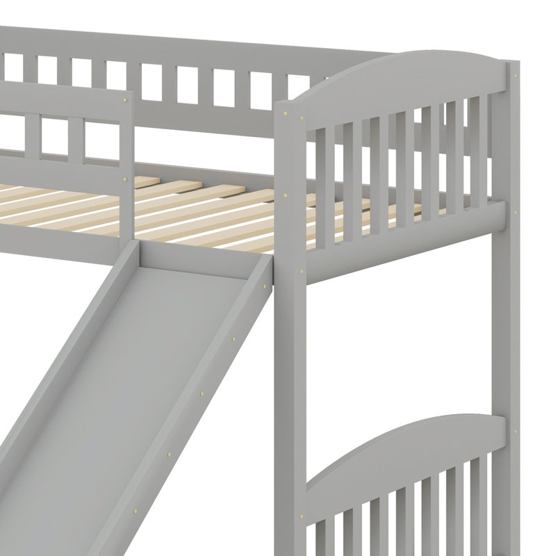 Lit mezzanine avec escalier, Grey
