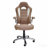 High Back Executive Sport Race Office Chair With Flip-Up Arms, Camel