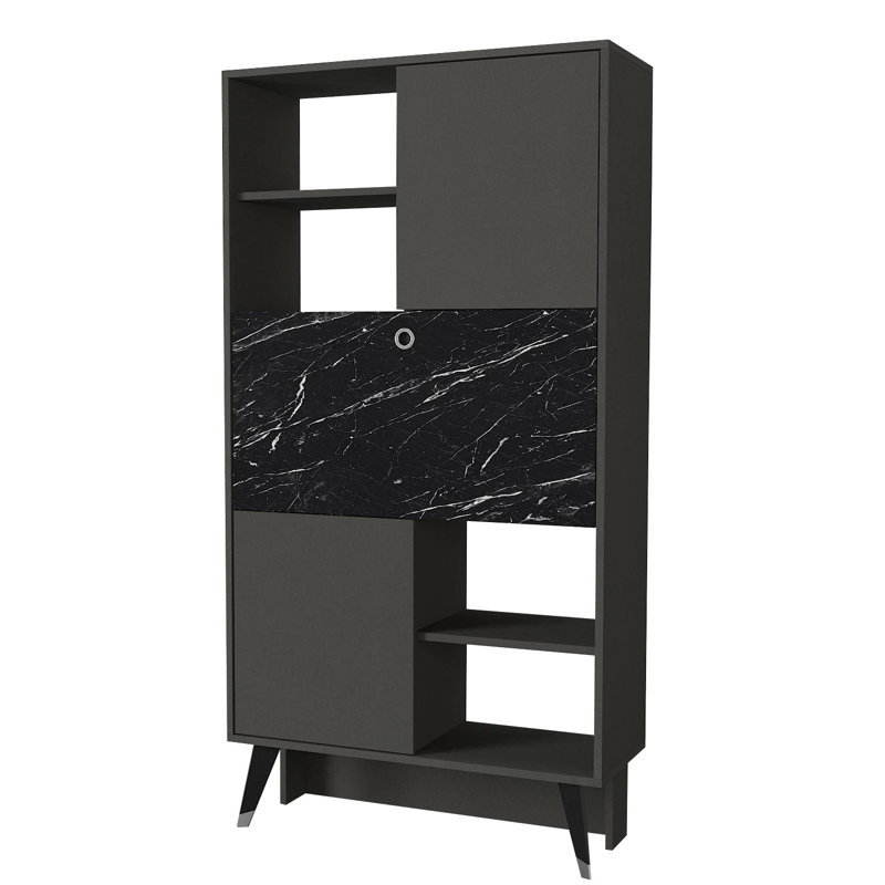 Choate 173.6cm H x 90cm W Geometric Bookcase