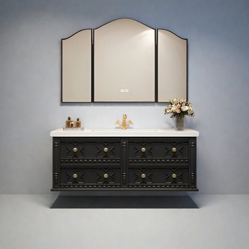 Armoire de salle de bain style français, 51"