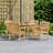 Analiah 5 Piece Teak Dining Set