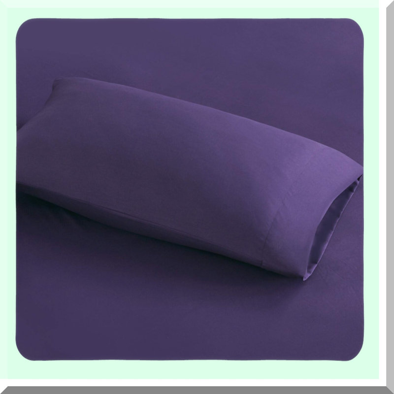 UltraSoft Deep Pocket Microfiber Bedding Set - Wrinkle Resistant Queen Sheets with Matching Pillow Cases - Year-Round Cozy Violet 6 Piece Collection