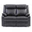 Causeuse élégante noire contemporaine-125915898
