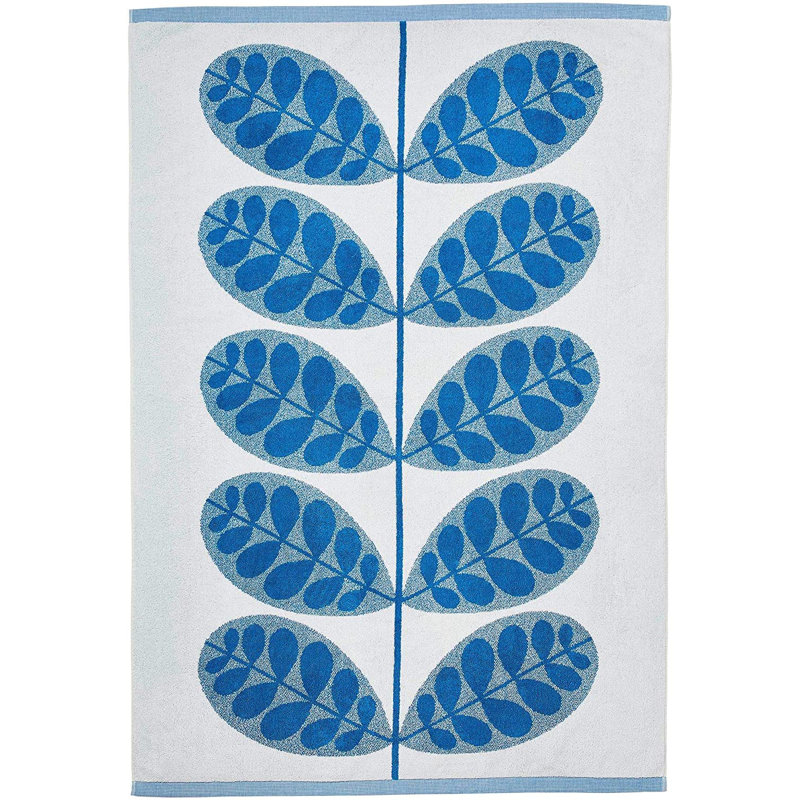 Orla Kiely Botanica Stem 70x125cm Bath Towel, Blue